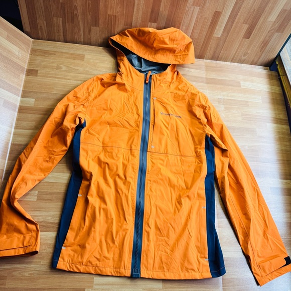 Vineyard vines performance hooded jacket size large boys(16) orange nwot - Picture 1 of 10